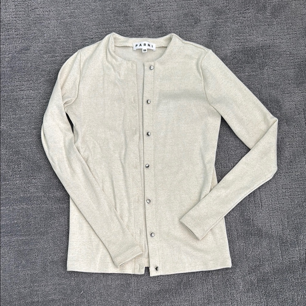 Parni Cream Cardigan